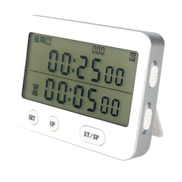 

двойной экран дисплея таймер будильник томатный таймер бесшумный vibration 99 часов таймер другие часы аксессуары