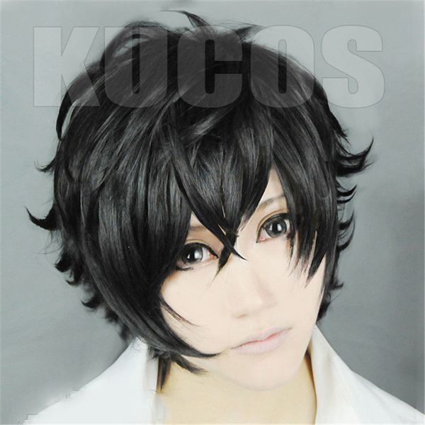 P5 Persona 5 Kursu Akira Coringa Cosplay Peruca Anti-rugas Cabelo Encaracolado DISCOUNT peruca