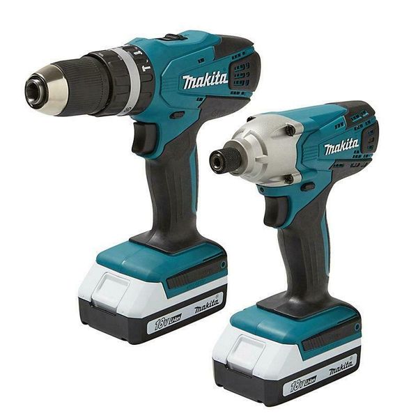 

Makita 1.5 Ah Li-Ion Combi дрель ударный драйвер Twin Pack 2 батареи Dk18015x2