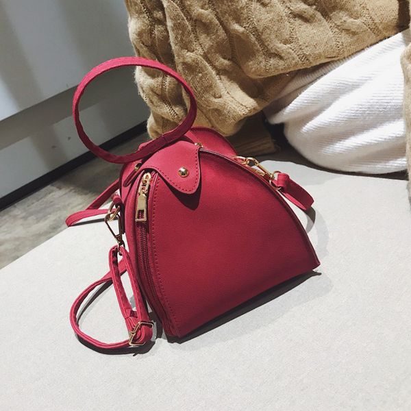 

new unique fashion vintage triangle bag bags small tote women's handbags purse pu leather women shoulder crossbody bags bag