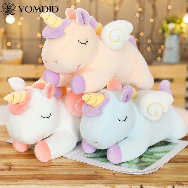 

soft unicorn plush toy baby kids appease sleeping cushion cartoon doll stuffed plush toy birthday gifts for girls children