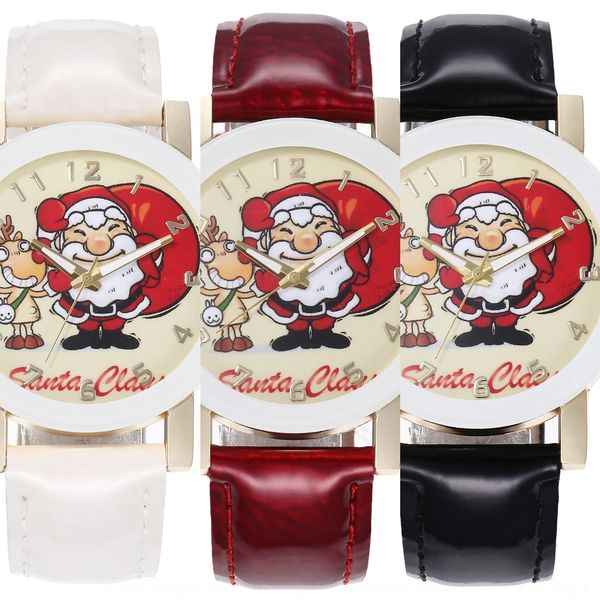 

qcubg khorasan santa claus elk series scale belt and wo wrist watches khorasan santa claus elk series scale belt watch men's and women, Blue