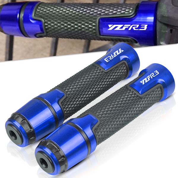 

7/8" handle grip ends motorcycle handlebar grips moto racing grips for yamaha yzf-r3 yzfr3 yzf r3 2015 2016 2017 2018 2019