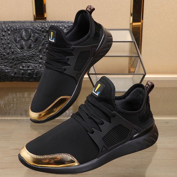 2019 Leather High Grade Breathable Mesh 2019 All Black Work Shoes