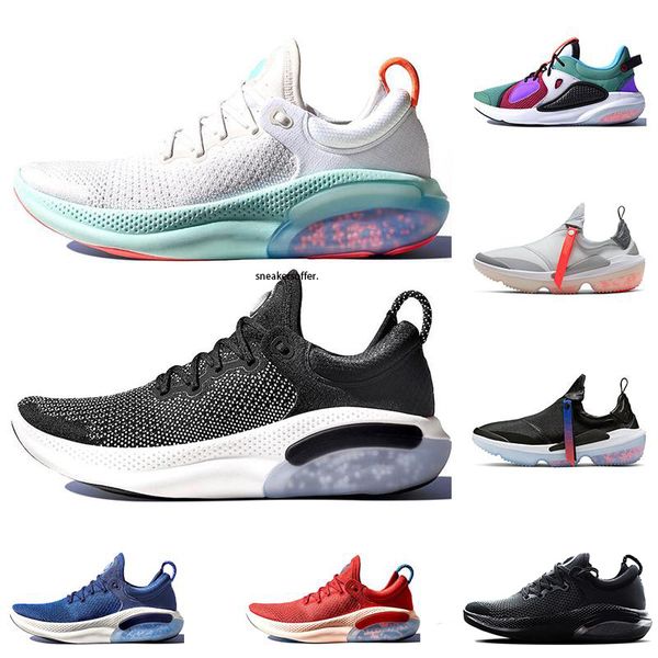 

new oreo platinum tint racer blue sunset pink mens trainer breathable sports sneakers arrival joyride run men running shoes size 40-45, Black