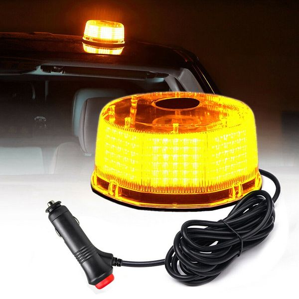 

240 led roofrotating strobe light beacon sun beam emergency hazard amber