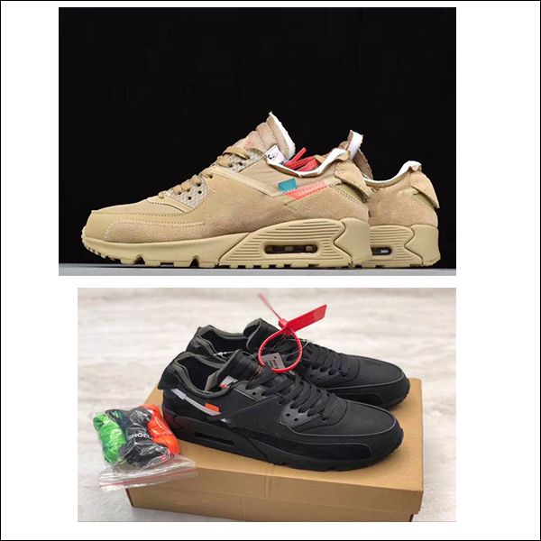 

2019 nwe New 90 Desert Ore Black Yellow Womens Mens casual Shoes Top Quality Zapatillas 90s black yellow causal shoes