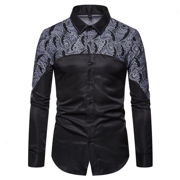 

wash and wear long sleeve men's new coat men leisure chokes collar shirt leisure fashion, White;black