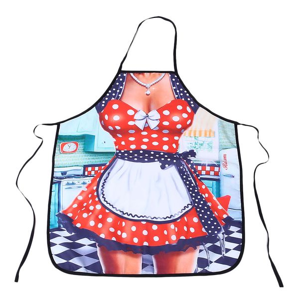 

aprons women cooking tool creative polyester protection baking kitchen party bbq 3d design