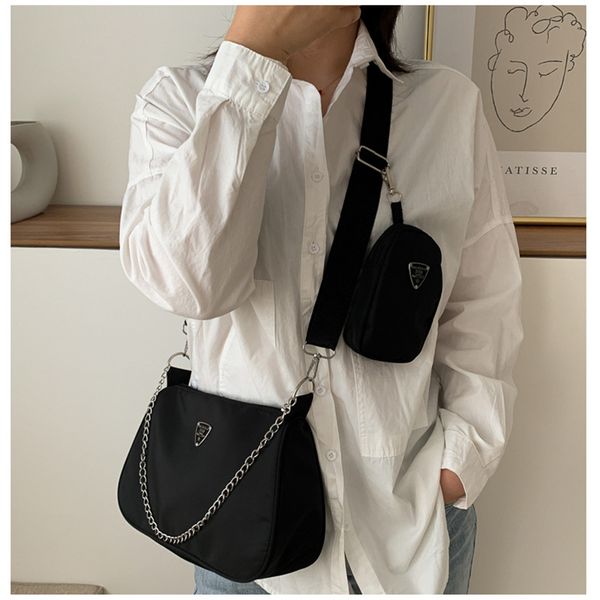 

2020 women crossbody bag causal luxury handbags women bags designer with mini pocket female shoulder messenger bag