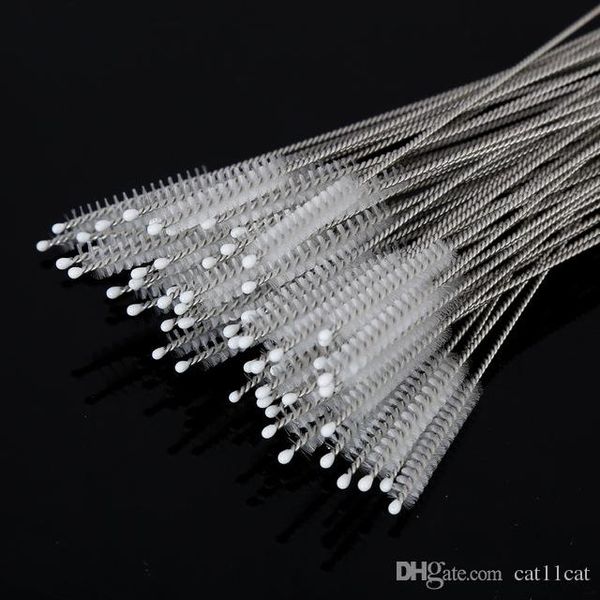 

wholesale stainless steel wash drinking pipe straw brush cleaner household kitchen accessories