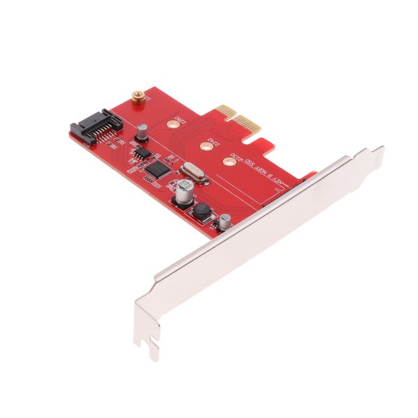 

pci-e express 2.0 to ngff m.2 b key ssd+sataiii 3.0 combo riser adapter