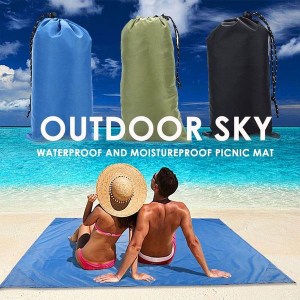 

camping tent durable 210 waterproof oxford cloth single outdoor sky outdoors hunting travel mosquito net folding tent