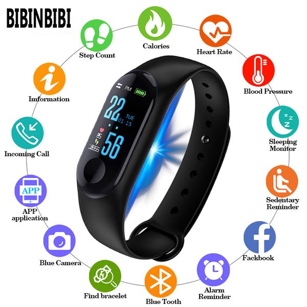 

2019 sport watch men or women smart watch bluetooth clock remote camera heart rate blood pressuresleep monitor pedometer band, Slivery;brown