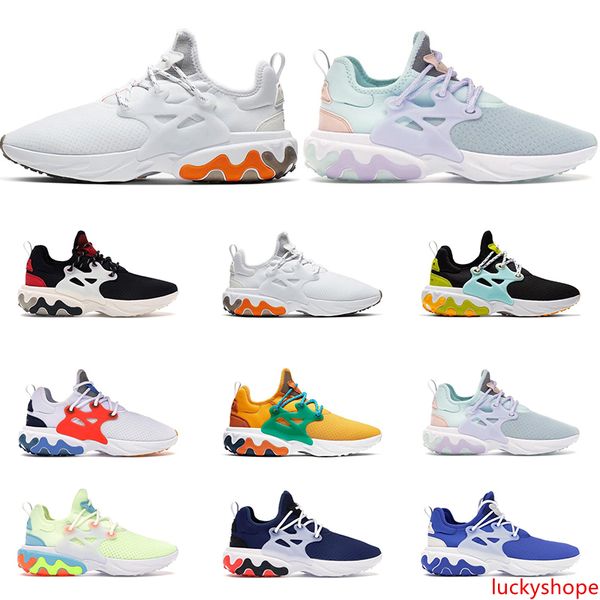 

2019 new men shoes react presto dharma teal tint hyper royal beach day triple black navy bule breezy thursday sports sneaker size 36-45