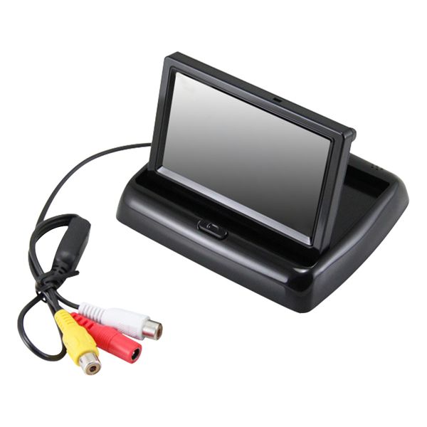 

4.3 inch reverse display foldable car monitor wireless high definition practical universal two way input tft lcd durable