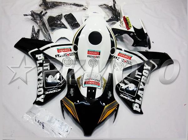 

new abs motorcycle full fairings kit fit for honda cbr1000rr 2008 2009 2010 2011 08 09 10 11 cbr1000 1000rr fairing set black white