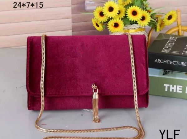 

2019 new suede handbag shoulder bag latest ladies chain shoulder bag cross body bag shopping