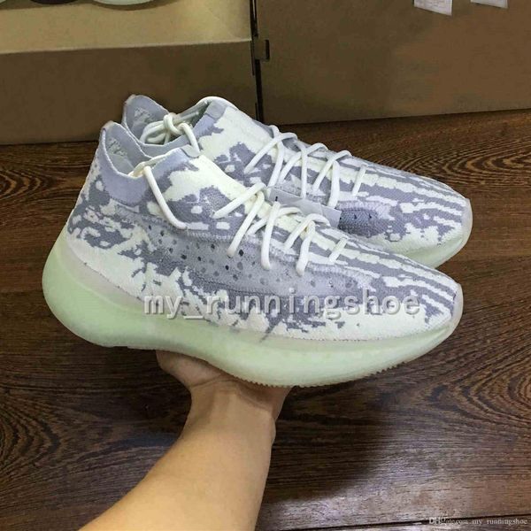 

with box kanye west shoes 380 v3 380s alien wave runner white black clay zebra mens running shoes women desinger sneakers trainers