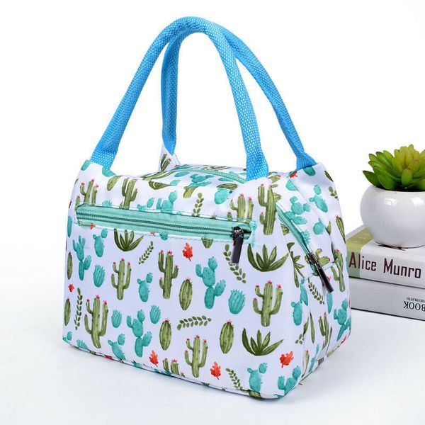 

childrens kids printed lunch bags picnic insulated bags school lunch box