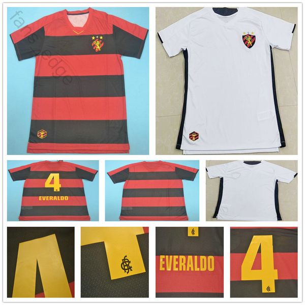 

2019 2020 sport club do recife soccer jersey 19 20 camisetas de fútbol home away hernane sander everaldo artur augusto football shirt, Black;yellow