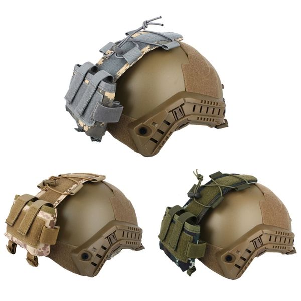 

outdoor bags tactical pouch 2 battery case for hunting helmet camo weight bag