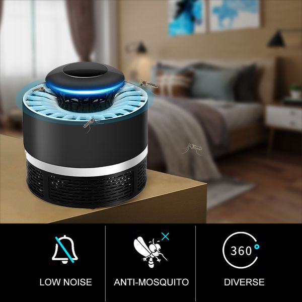 

led lighting mosquito killer usb uv lamp electric mosquito killer lamp led fly trap pest killing control mosquito repeller roaches reject