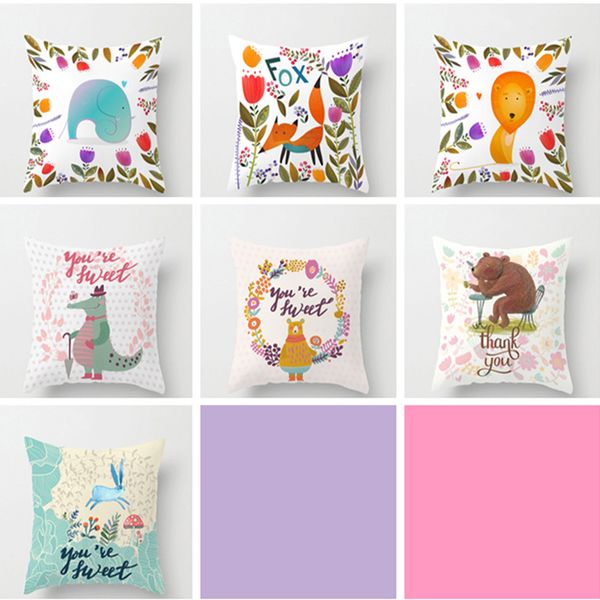 

amazon explosion cute cartoon pillow covers white super soft short plush pillowcase 7 style options more styles contact us customizable r196