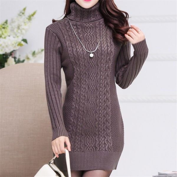 

fashion- new women turtleneck warm sweaters slim thick female sweater knitted slim pullover ladies casual shirt clothing, White;black
