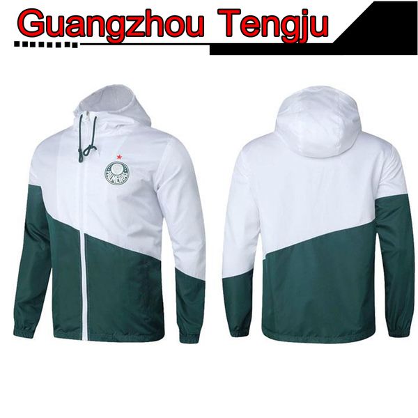 

19/20 palmeiras wind coat soccer jersey 2020 long sleeve moises dudu borja training coat shirts football jacket uniform, Black;red