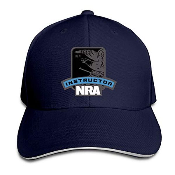 

nra instructor baseball cap adjustable peaked sandwich hats unisexe men women baseball sports outdoors hip-hop caps hats, Blue;gray