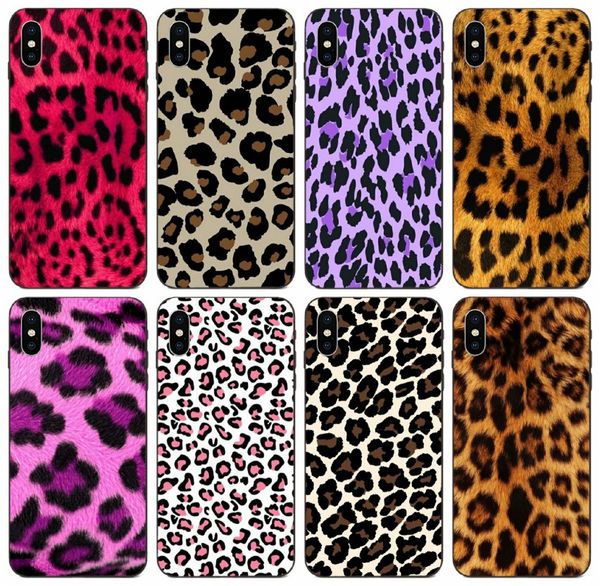

[tongtrade] painted tpu leopard print pattern case for iphone 11 pro max x xs xr 6 5s 5c plus galaxy a10 a10e a10s huawei y3ii redmi 6a case