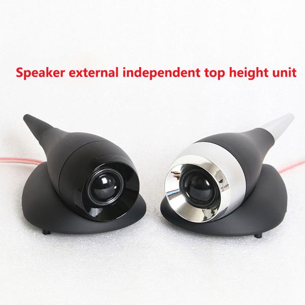 Freeshipping 2pcs Altoparlante esterno top tweeter HIFI esterno indipendente tweeter 25 core nero brillante pellicola di seta acuti