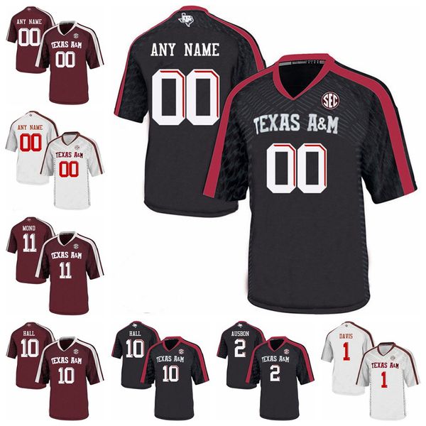

ncaa texas a&m aggies college football jerseys chase lane jersey kyler murray mike evans ryan tannehill trayveon williams custom stitched, Black