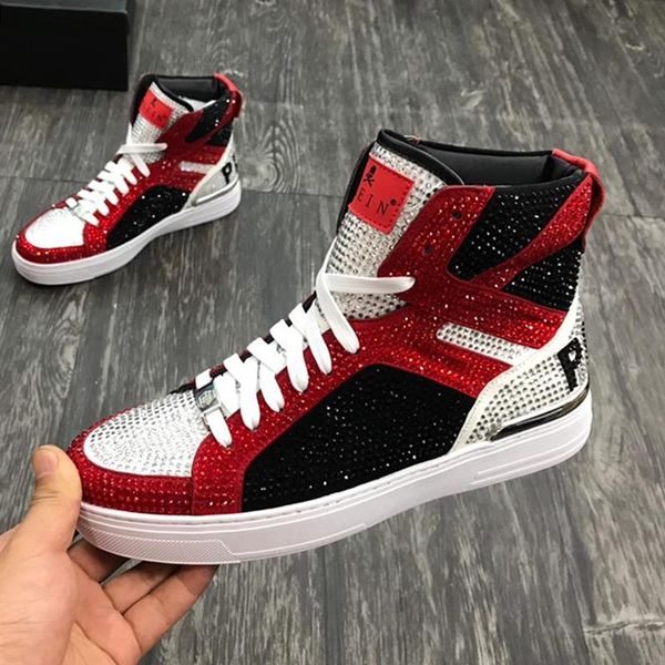

Philipp 13 plein 13 pp men hoe ca ual fa hion neaker outdoor platform footwear zapato de hombre money bea t hi ne