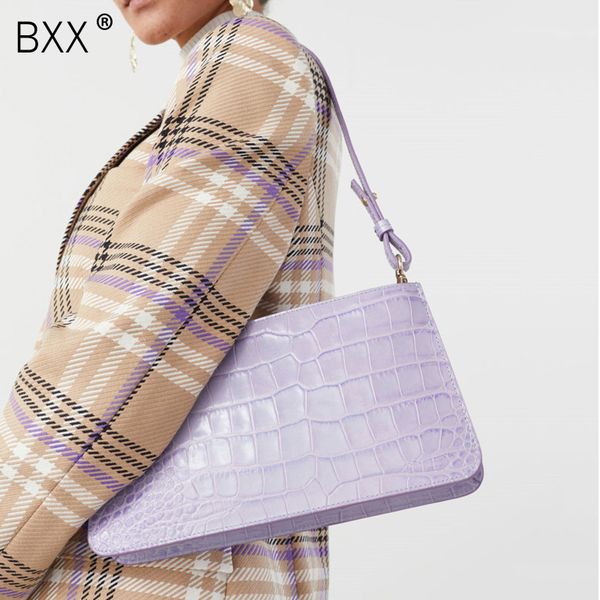 

bxx] крокодил pattern кожа pu для женщин 2020 весна плеча сумки crossbody сумка hl600