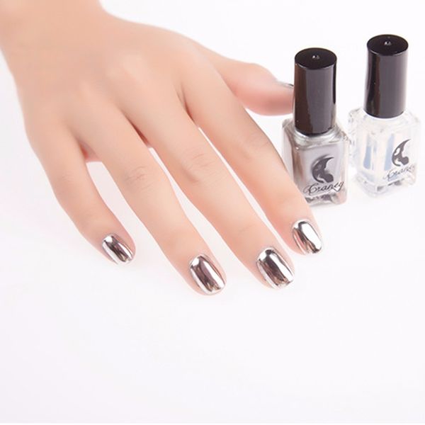 

6 ml metallic nail polish mirror oil gel polish, metal mirror oil, gel varnishes seal coat
