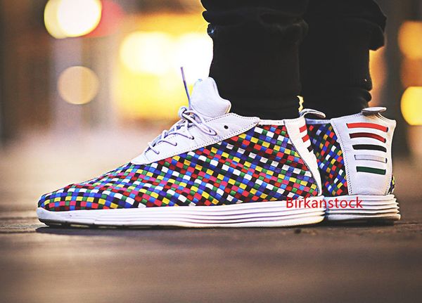 

new sophnet x luna lunar chukka rainbow woven fashion casual sports running shoes for men trainers jogging designer sneakers size 40-45