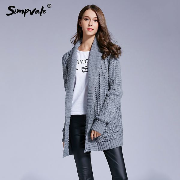 

autumn winter big lapel sweater women loose thick knitted cardigans female casual solid color knit coat keep warm open stitch, White;black