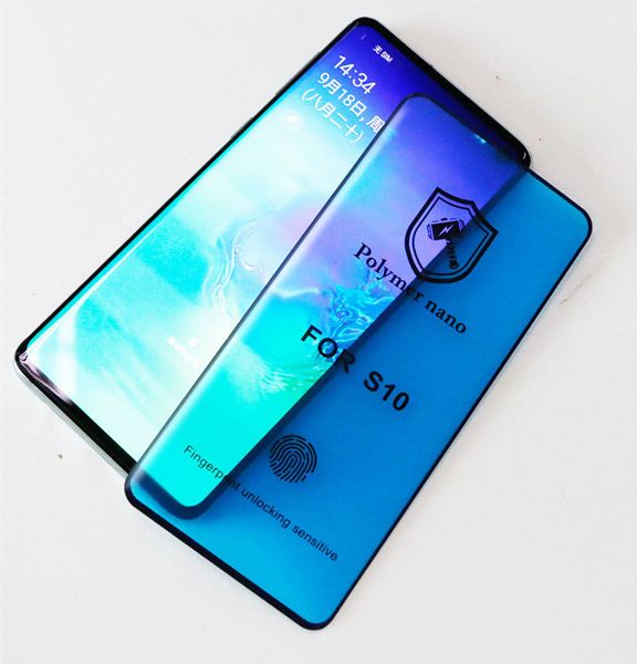 

for iphone xs x 8 7 film full front transparent pet soft water condensation screen protector for samsung s10 plus note10 for huawei p30pro
