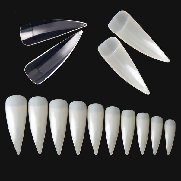 

new type a eagle claw salon point a false nail 600 piece art, Red;gold
