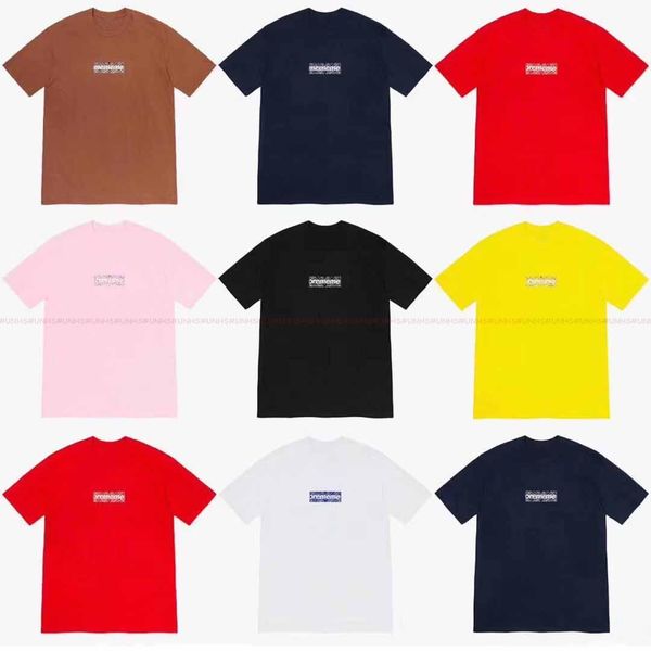 

19fw бандана box logo tee 8colors енсз street скейтборд мужчины женщин t-shirt мода короткими рукавами повседневный открытый печатные футбол, White;black