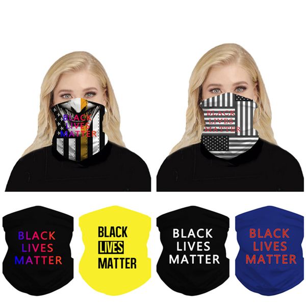 

magic black lives matter face mask sun-resistant scarf summer dustproof face cover outdoor cycling scarves headband multifunction headband, Blue