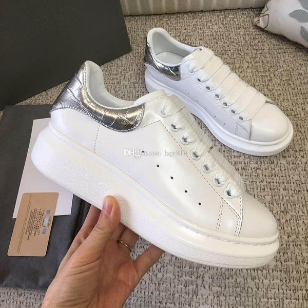 

women mens designer shoes luxury designer sneakers genuine leather fashion luxury designer women shoes model rz121702, Black