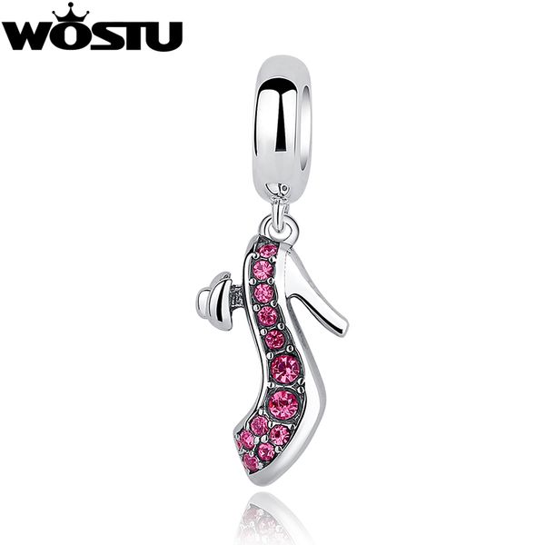 

лето 925 стерлингового серебра стилет обувь шарм бисер fit оригинал wst браслет кулон аутентичные diy подарка ювелирных изделий, Blue;slivery