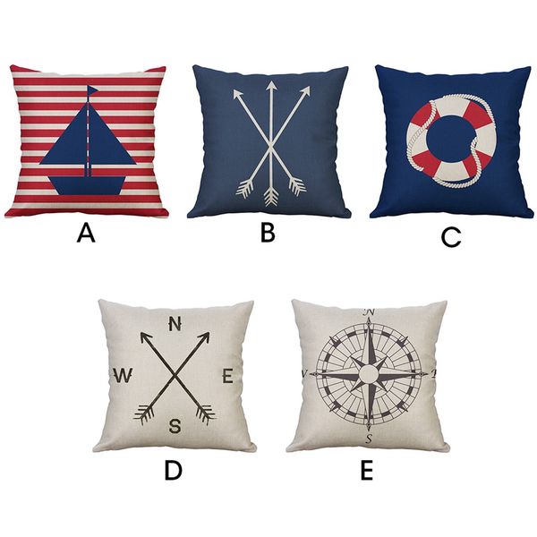 

car pillow simple style pillow case 40x40cm linen creative lovely car cover 5 models w917