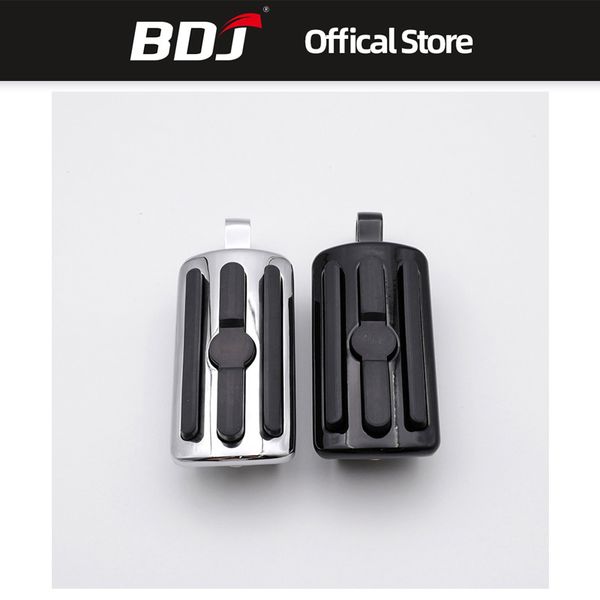 

bdj motorcycle pedal universal 10mm highway foot peg footrests for street road glide road king
