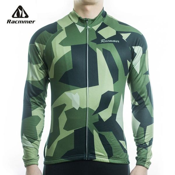 

racmmer 2020 mens long sleeve cycling jerseys mtb cycling clothing bicycle sportwear bike clothes #cx-30, Black;red