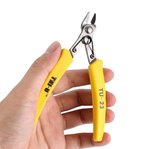 

tni-u tu23 diagonal plier cutter cutting copper cable wire repair clamp diy electronic mini hand tool shear snip nipper