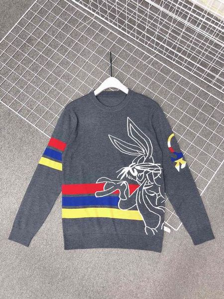 

ah11854 fashion men's sweaters 2019 runway european design party style men's clothing, White;black